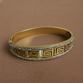 Diamond Edge Meander Bracelet